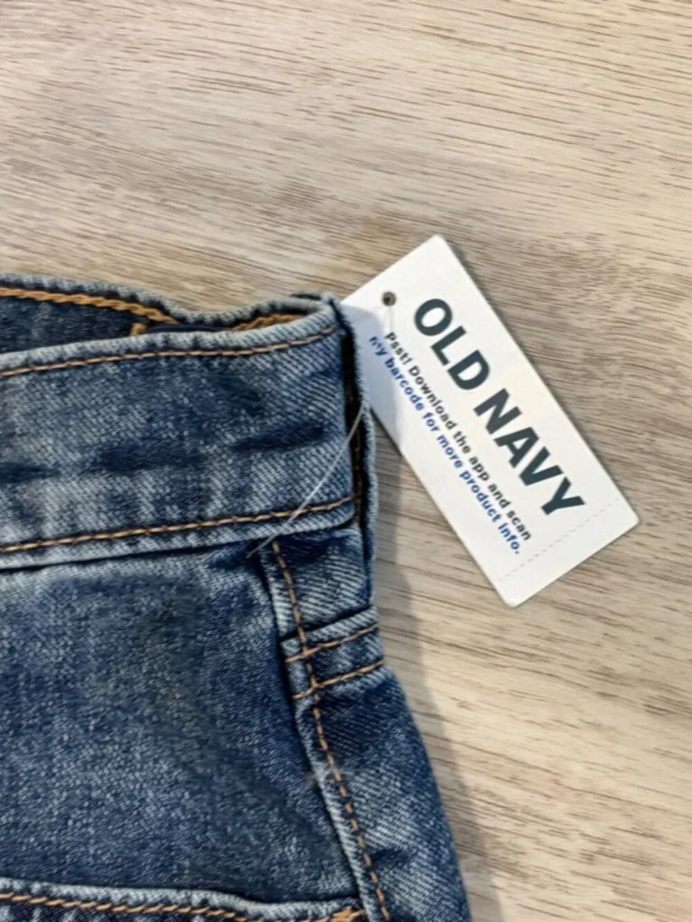 NWT Old Navy High-Rise Adjustable Denim Shorts Girls Size 16